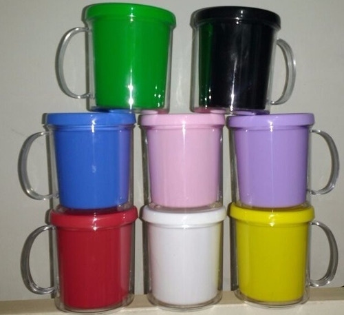 Tazas Plastico Y Acrilico Para Personalizar Souvenir