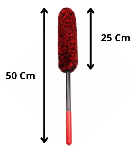 Cepillo Limpiador De Microfibra Para Ruedas Y Rines