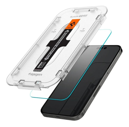 Film Templado Spigen Pack X2 iPhone 14 Pro Ez Fit Glas,tr 