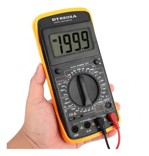 Multímetro Digital Dt-9205a Tester Multitester/ Angel Stock 