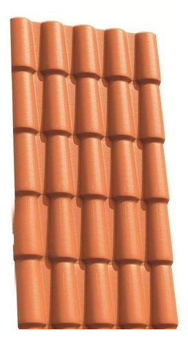 Telha Pvc Colonial Ecológica - 4,59m X 0,88m + Kit Fixação