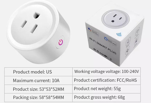 Enchufe Inteligente Wifi,USB K&I POWER Inalámbrico Smart Mini Monitor de Energía del Zócalo del Interruptor Compatible con Alexa Echo/IFTTT Google Asistente,no se requiere Hub,con Control Remoto 