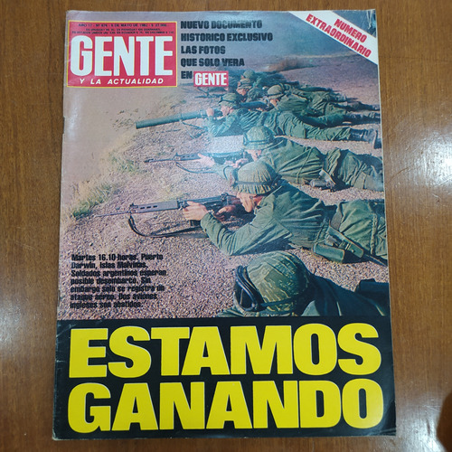 Revista Gente N° 876 6/5/82 Guerra De Malvinas