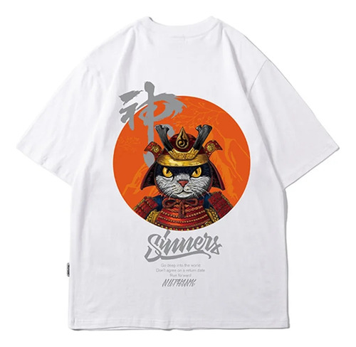 Camiseta Streetwear De Hip Hop Con Estampado De Tigre De Ani