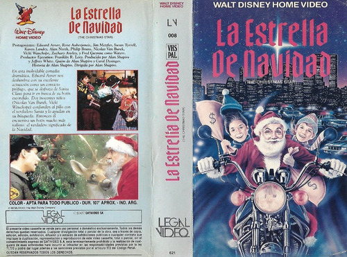 La Estrella De Navidad Vhs Christmas Star Disney Español Lat