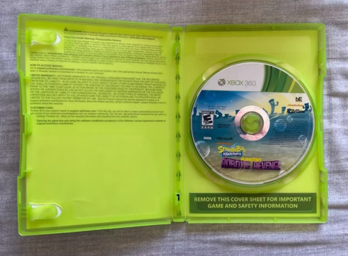 Spongebob Squarepants Planktons Robotic Revenge Xbox 360 (Usado)