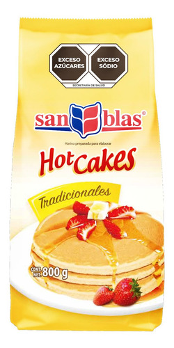 Harina San Blas Para Hot Cakes Tradicionales 800g