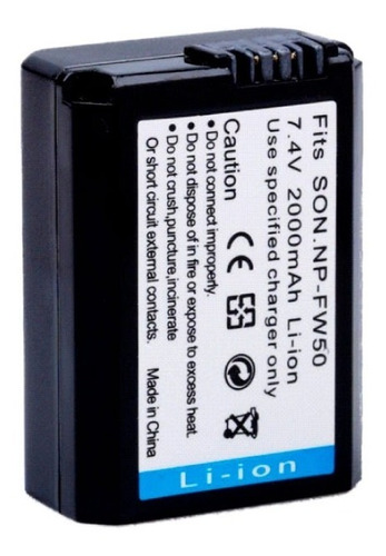 Bateria Camara Sony Alpha Np-fw50 A6500 A6300 A6000 A7r A7