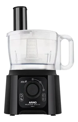 Arno Multichef multiprocesador de alimentos 4 en 1 con 600W MP60 2 velocidades + pulso jarra de licuadora 3L