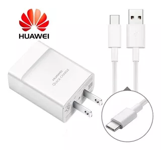 Cargador Huawei Quick Charge Original Tipo C P40 Mate Nova