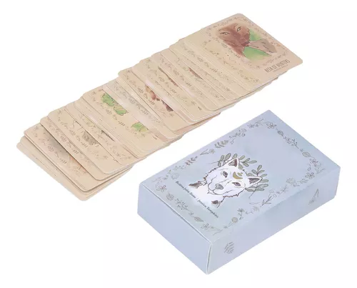 Conjunto de cartas de tarô, 78 peças do jogo de cartas de previsão