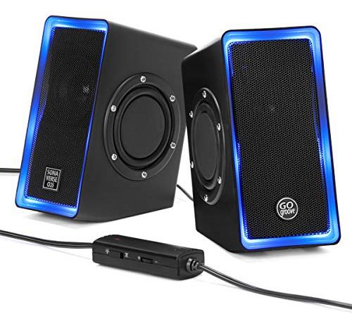 Bocinas Gogroove Para Computadora Para Juegos Con Luz Led