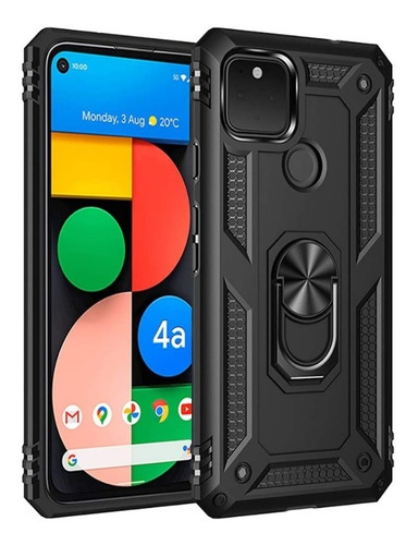 Estuche Antichoque Armor Ring Para Google Pixel 4a 5g