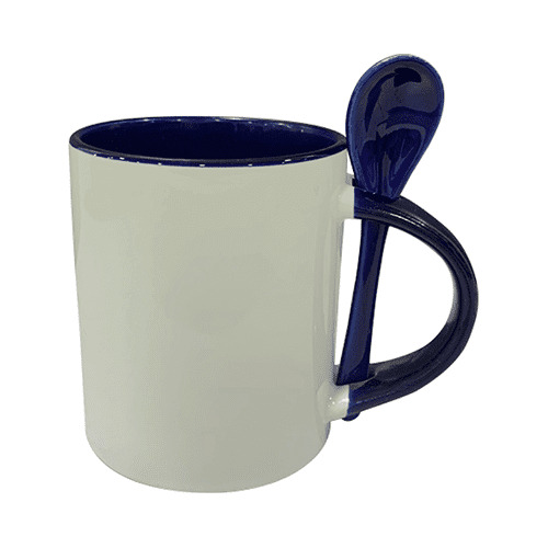 Jarro Con Cuchara Para Sublimar -darkblue