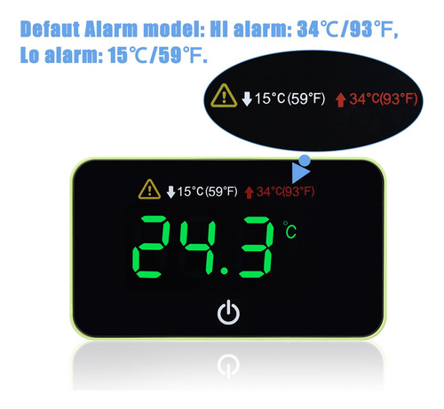 Termómetro Digital Para Acuario Marca Xyz Modelo Abc123 Color