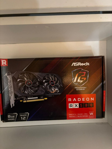 Placa De Video Amd Asrock Rx 580 Oc 8gb Gddr5 (Usado)