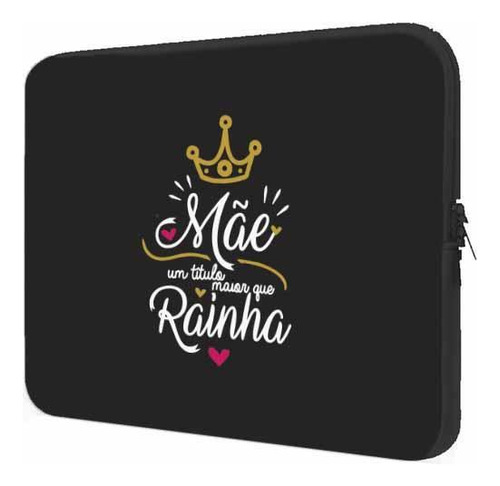 Case Notebook Presente Personalizado Mãe Rainha