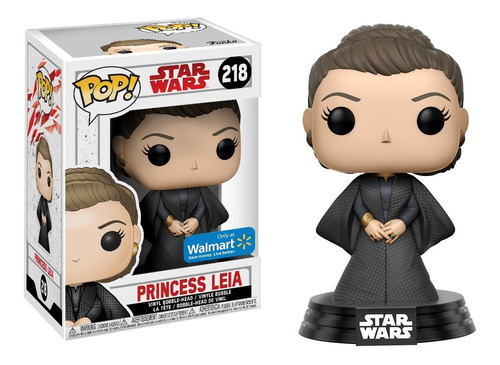 Funko Pop Princess Leia Star Wars The Last Jedi 218 Walmart
