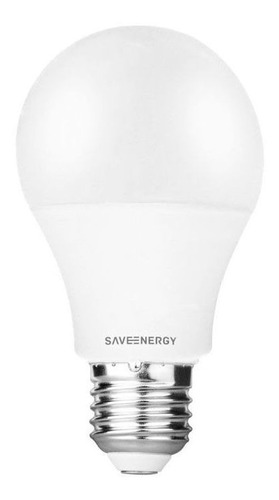Lâmpada Led Bulbo A60 9,5w 6000k Bivolt Save Energy Cor da luz Branco-frio 110V/220V