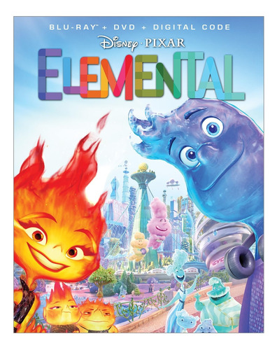 Blu-ray Elemental/elementos   (disney Pixar's) 4k U