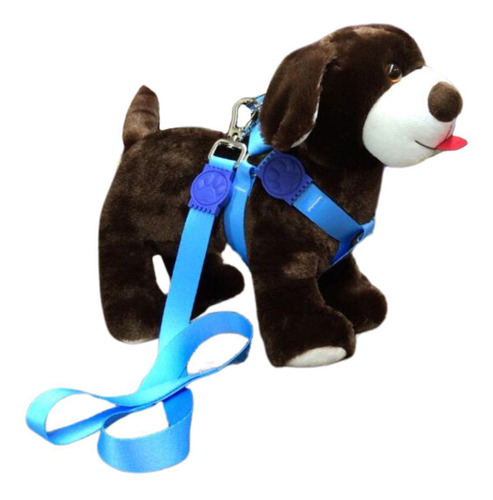 Coleira Peitoral Premium Para Cachorro - Azul Nº 4