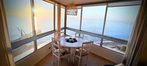Excelente Departamento Remodelado Con Amplia Vista Al Mar