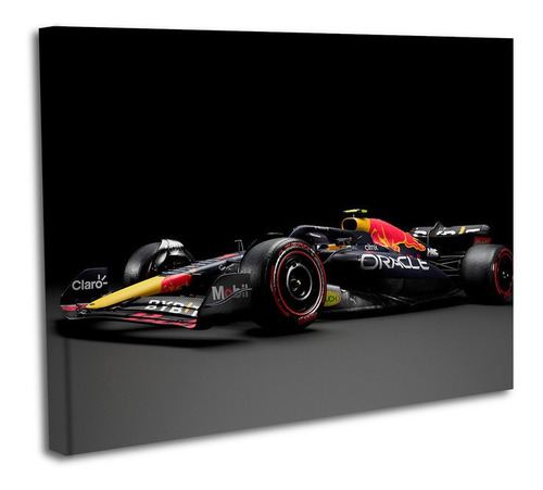 Cuadro Lienzo Canvas 60x80cm Formula 1 Auto Checo Perez Rb18