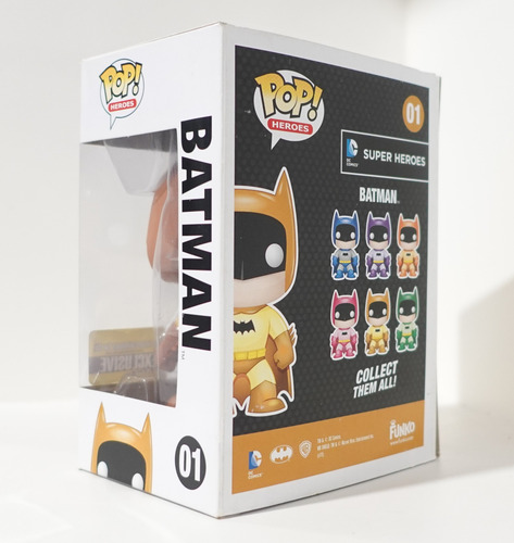 Funko Pop! Dc Super Heroes - Batman 01 Amarillo Exclusivo (Usado)