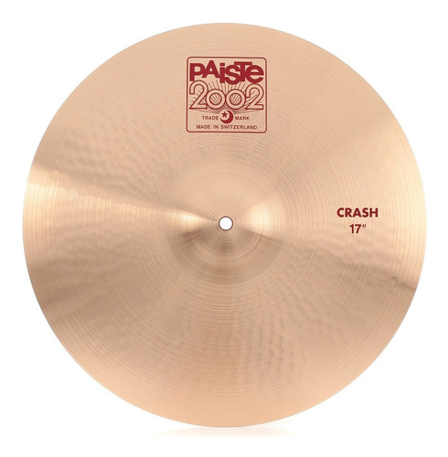 Imagen 1 de 2 de Paiste 2002 Tc-17 Thin Crash 17 Platillo Para Bateria