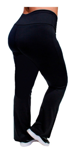 Calza Lycra Recta Frisada Invierno Talles Especiales 