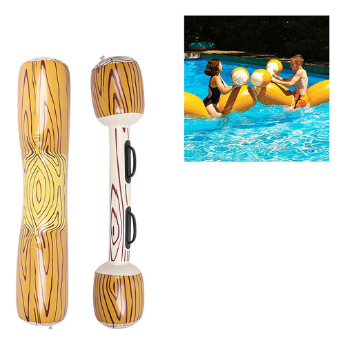 Flotador Inflable Grano De Mader Para Piscina 4 Piezas Juego