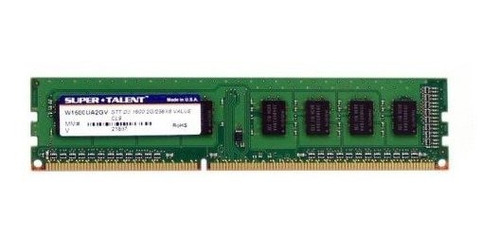 Memoria Ram 2gb Super Talent Ddr3-1600 256mx8 Cl9 Value Server (w1600ua2gv)