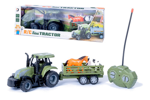 Tractor R/c Con Animales.