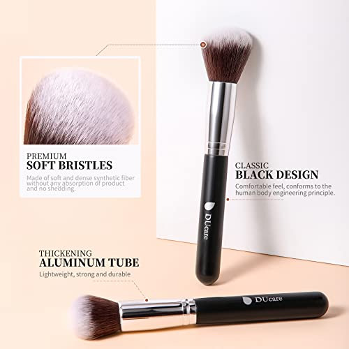 Juego De Brochas De Maquillaje De Viaje, 15 Piezas Con Bolsa