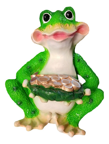 Rana Alcancía, Figura De Resina