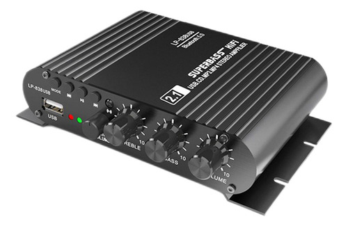 Amplificador Bluetooth Usb Calidad De Sonido Amplificador De