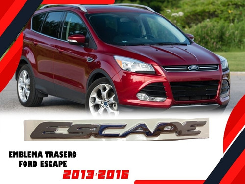 Emblema Trasero Ford Escape  2013-2014-2015-2016