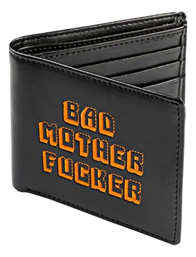 Miramax Cartera De Cuero Bordada Con Licencia Oficial De Bad