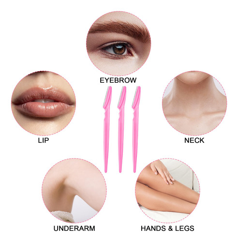 12 Afeitadoras For Cejas Y Rostro Multiusos