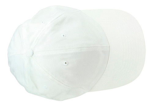 Docena De Gorra Publicitaria Blanca En Dril Hebilla - Velcro