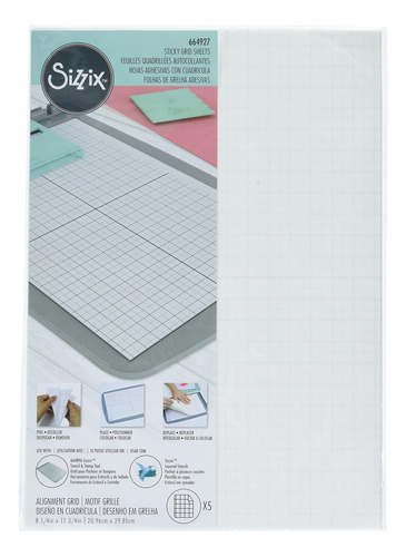 Sizzx Accessory   Grid Sheets 8 1/4  X 11 5/8  5pk | 66...