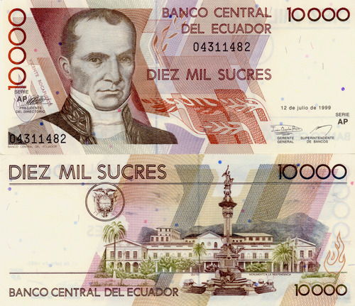 Ecuador - 10.000 Sucres - Año 1999