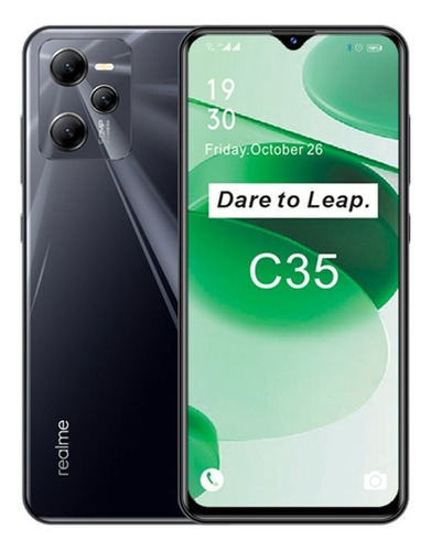 Celular Realme C35 4gb Ram 64gb Rom 5000mah 50mp 5g 2 Sim Color Negro