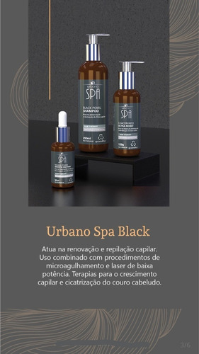 Grandha Urbano Spa Black Estimulação Do Crescimento Kit C3