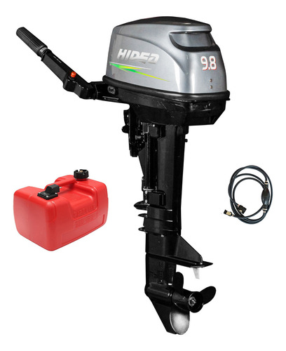 Motor De Popa Hidea 2 Tempos Hd 9.8hp C/ E