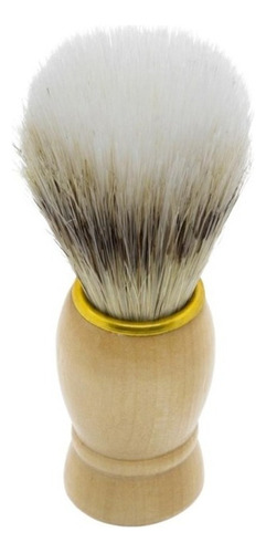 Kit Brocha P/ Afeitar De Madera + Tazón Para Espuma Plástico
