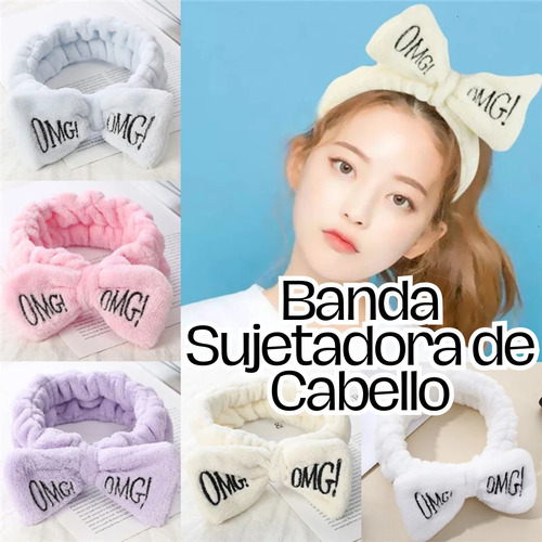35 Diadema Banda Omg Cabello Maquillaje Rutina Belleza Color Surtidos Color
