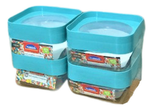 Pote De Plástico Organizador 510 Ml Com Tampa Rosca Plug