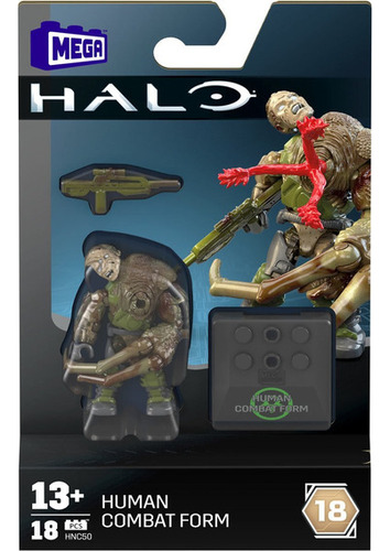 Human Combat Form (flood) | Halo Mega | Series Heroes #18 (Usado)