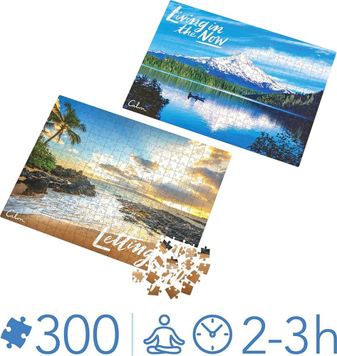 Calm Set De 7 Rompecabezas 300 Y 500 Pz Mindful Puzzle Paz